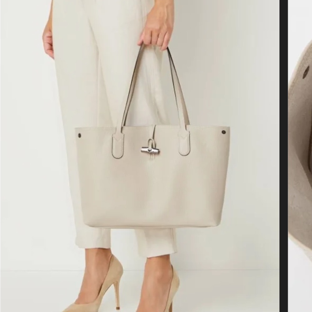 Longchamp Roseau essential leather tote bag